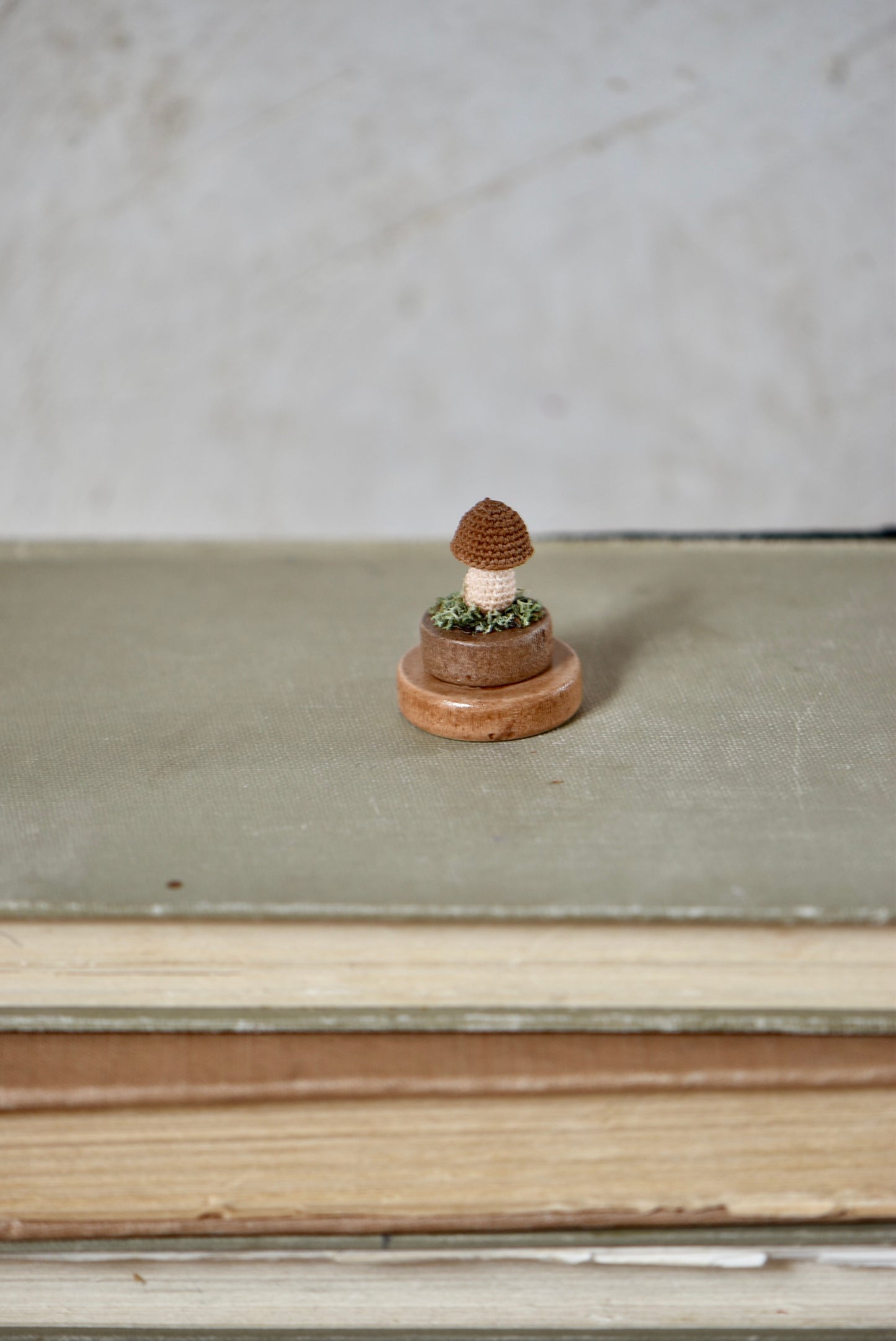 Hancrocheted Tiny Mushroom - By Tiny Bells of the Prairie